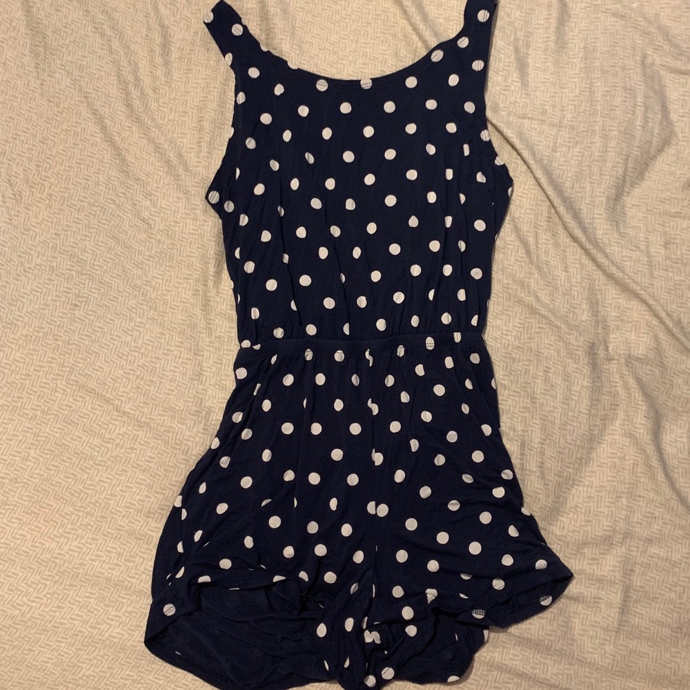 Polka dot romper